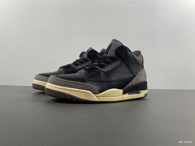 Black Jordan A x Air 3 Ma Maniere FZ4811-001 0825